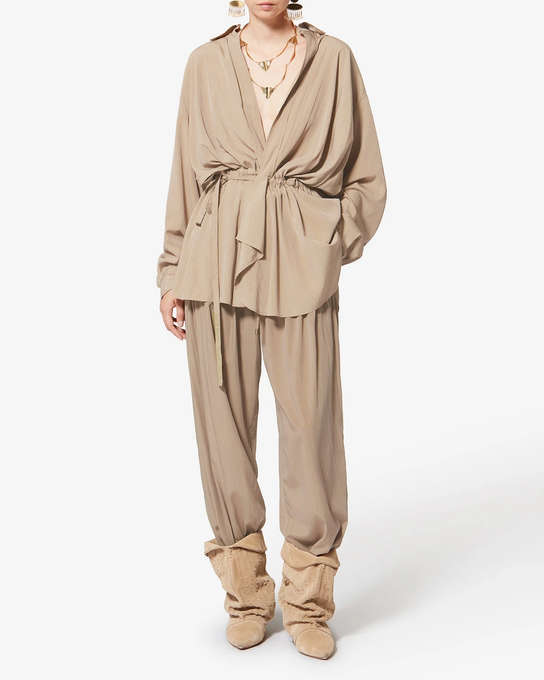 Pantalon Inaya - Femme - Kaki - Taille 42 - 4