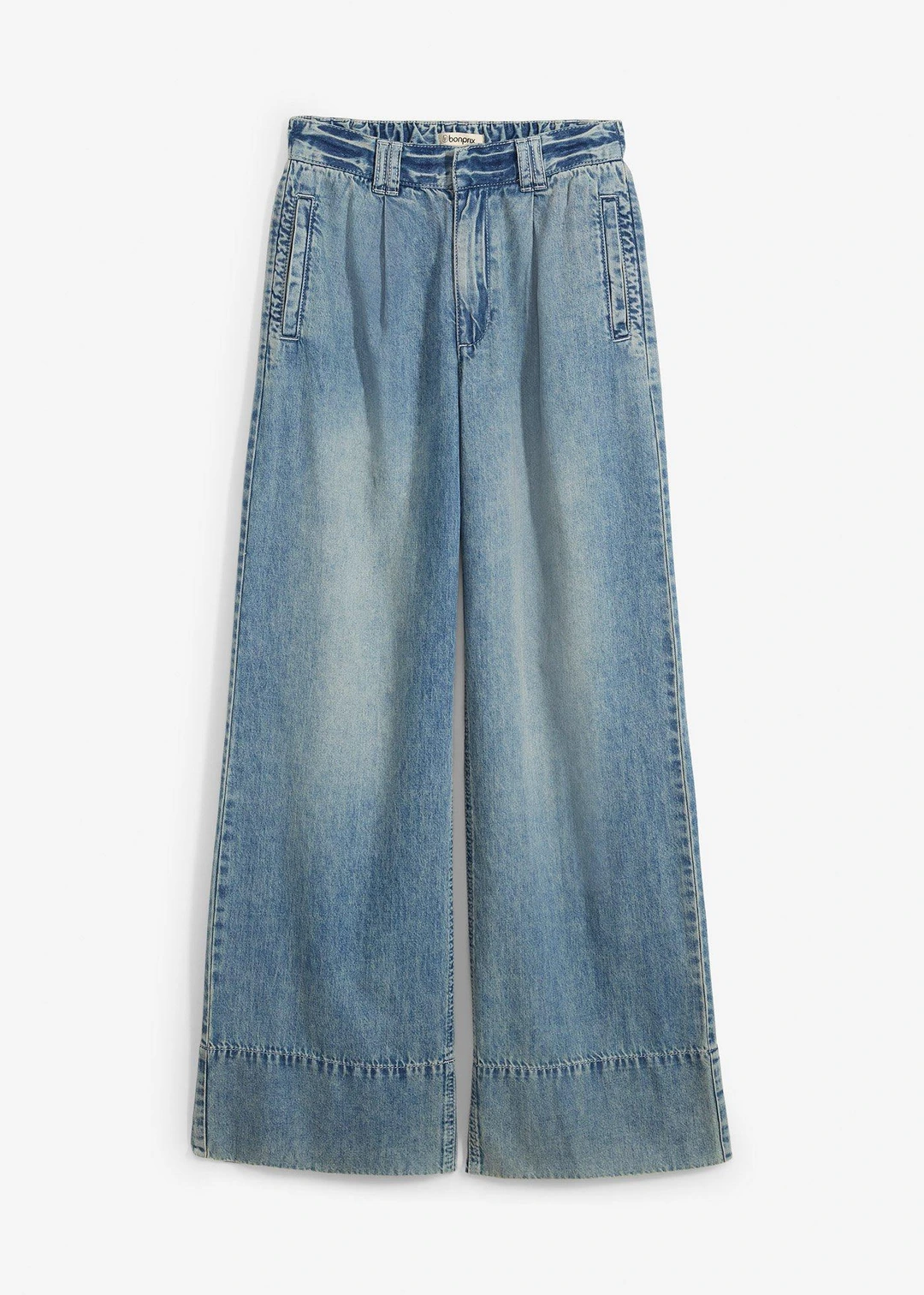 Jean large taille haute