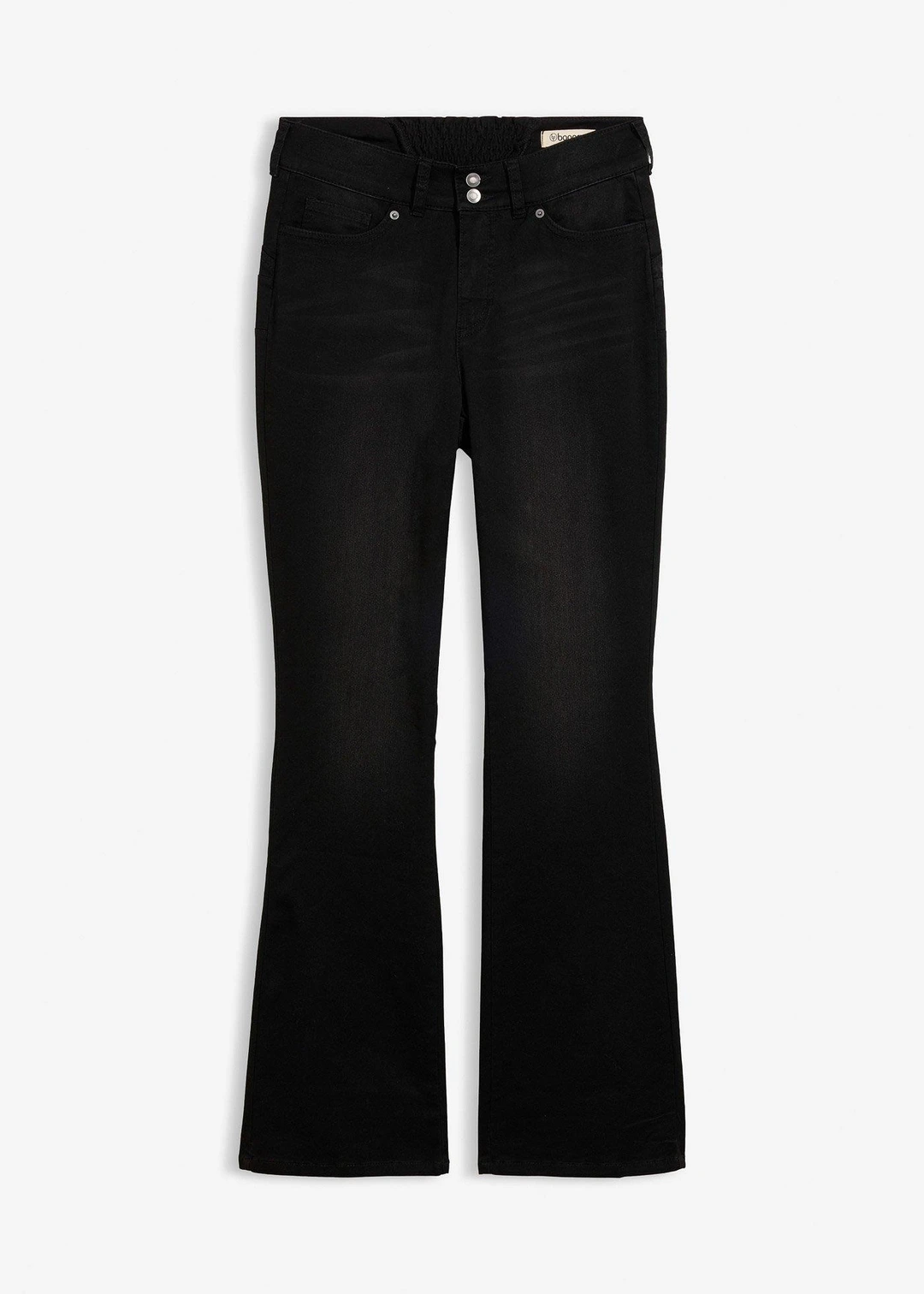 Jean bootcut taille mi-haute, sculptant