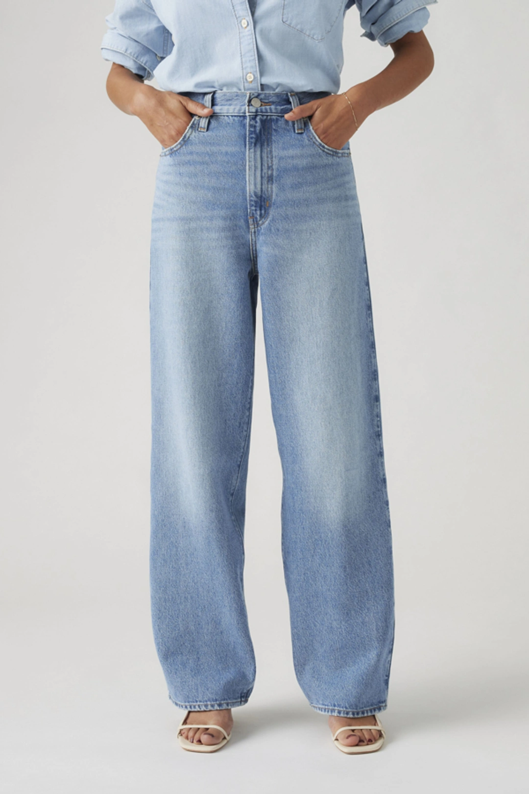 Levi's Jean Taille Haute Straight - Femme - Bleu / Smile For Real - 32X31 - 2