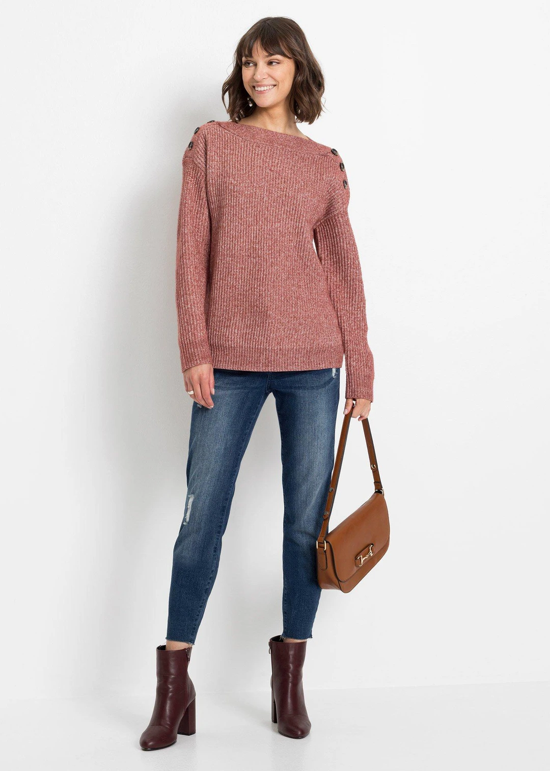 Pull oversize à boutons - 2