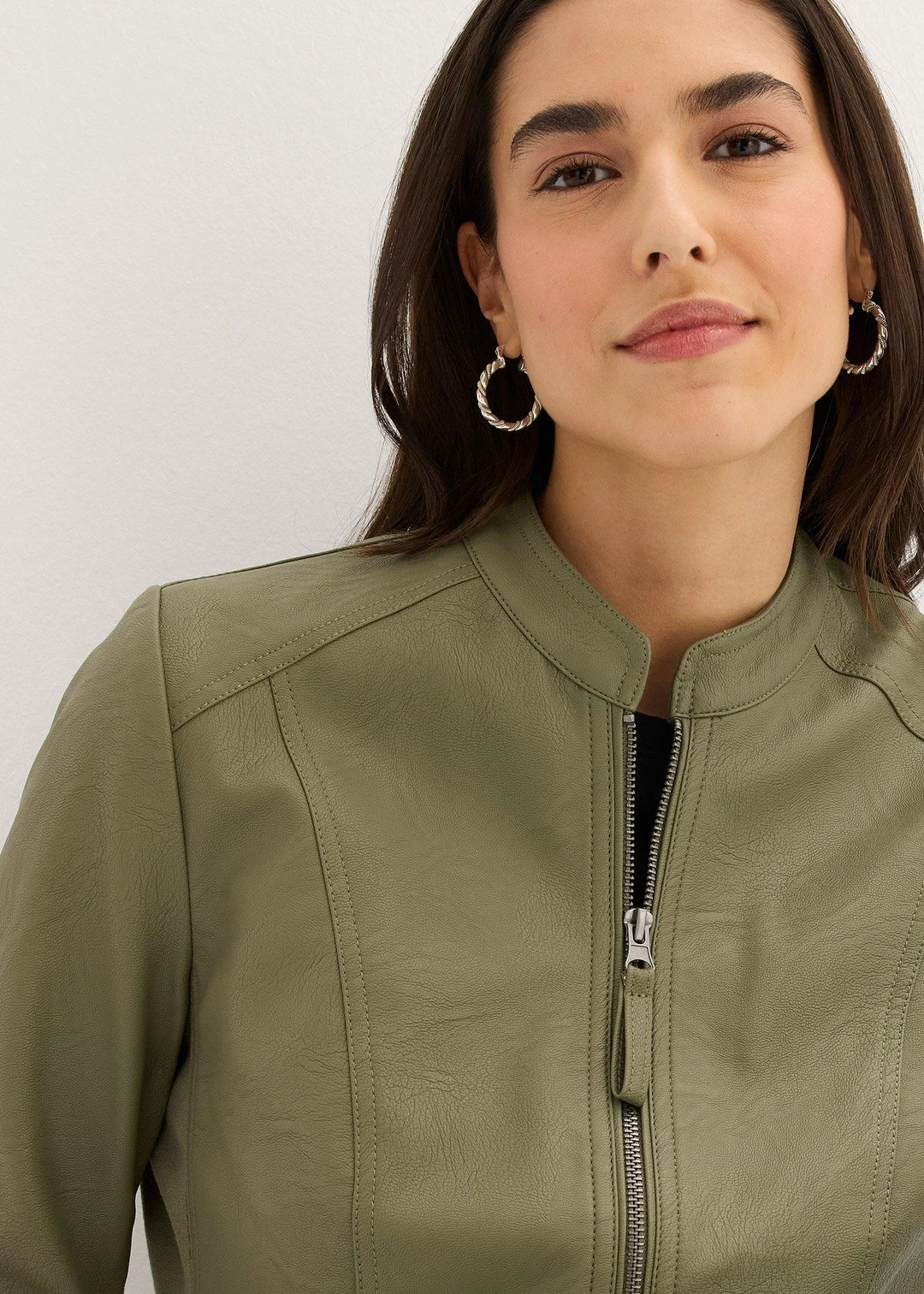 Veste enduite en viscose