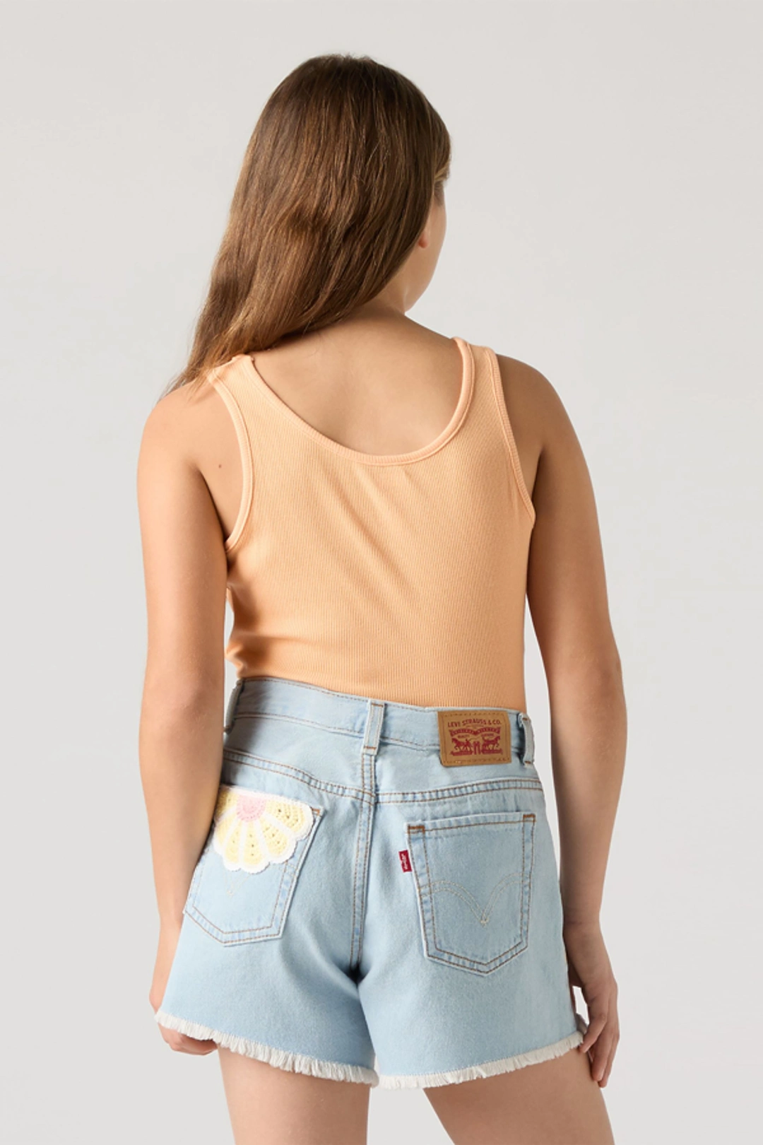 Levi's Teenager Meet And Greet Ribbed Tank Top - Femme - Rose / Coral Blush - 14A - 2