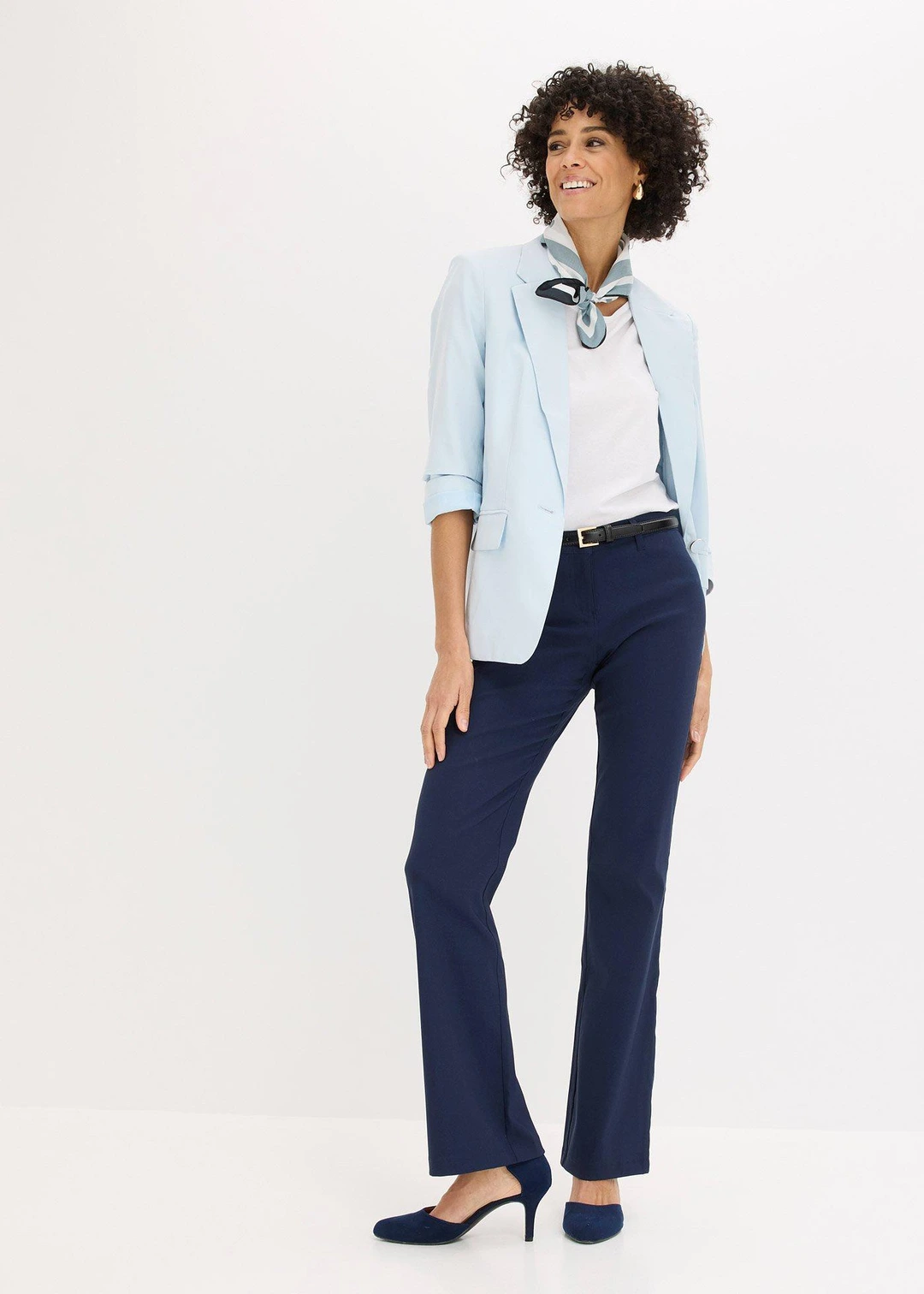 Pantalon extensible, bootcut