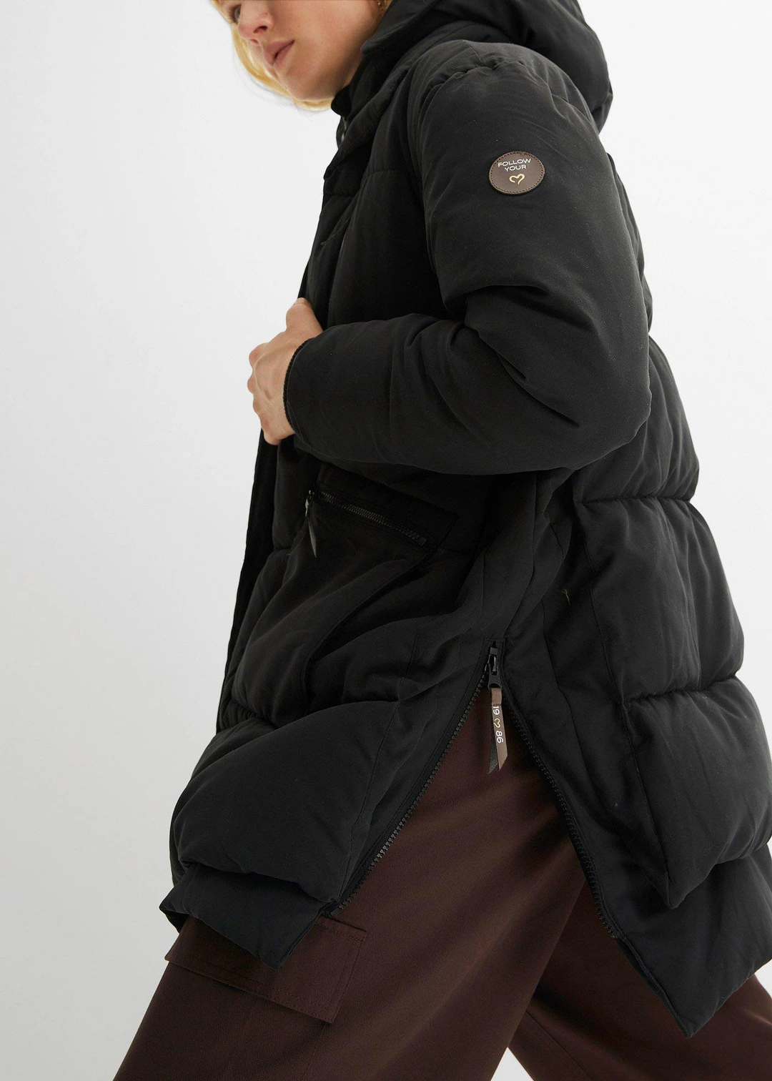 Doudoune oversize à capuche