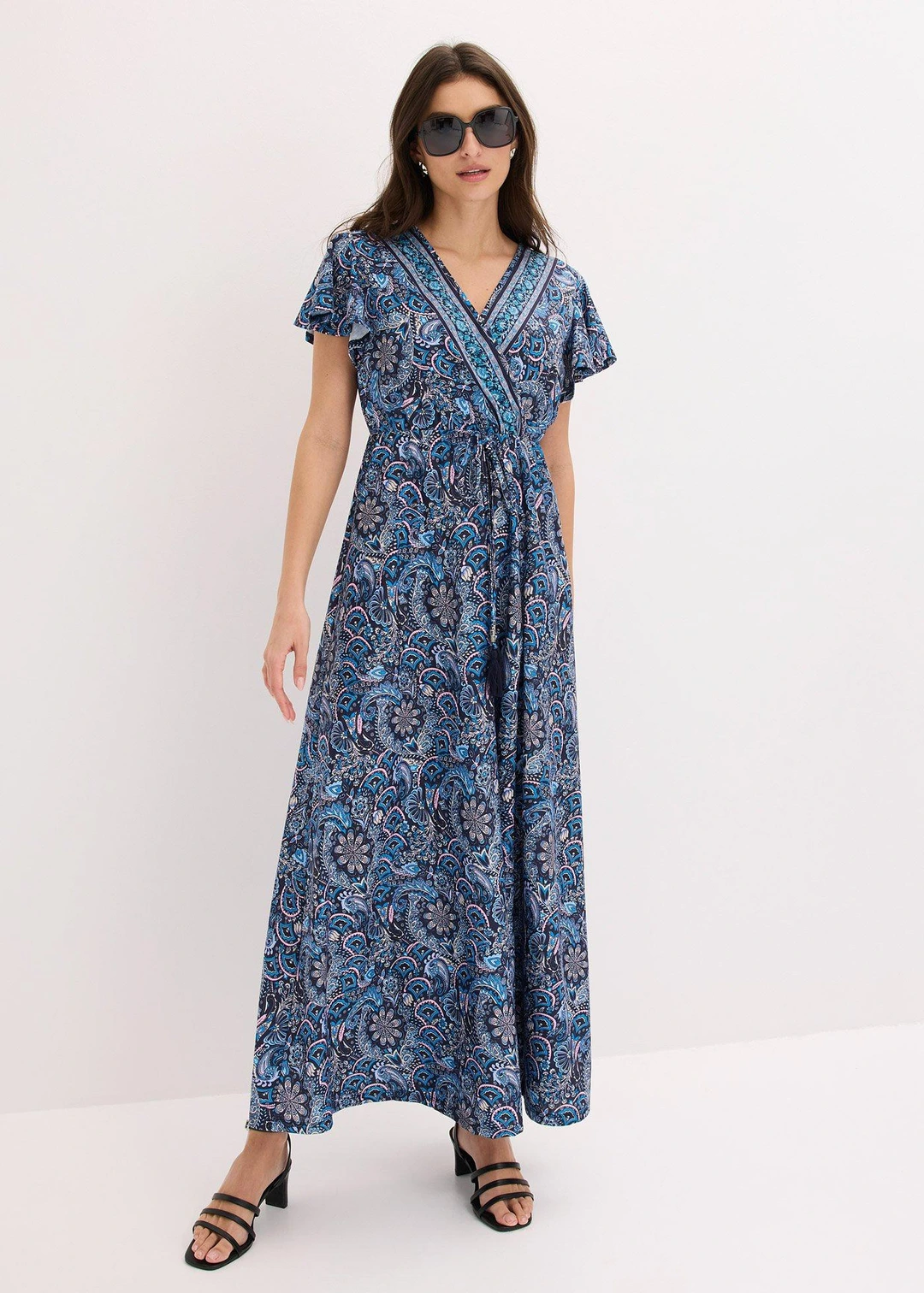 Robe longue en jersey imprimé - 2