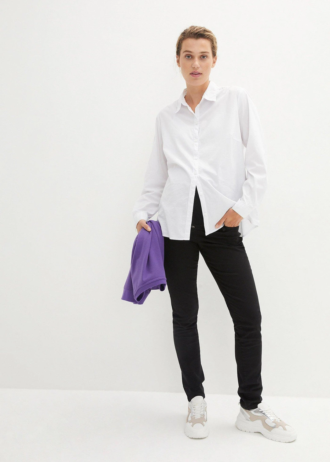 Pantalon de grossesse extensible, slim