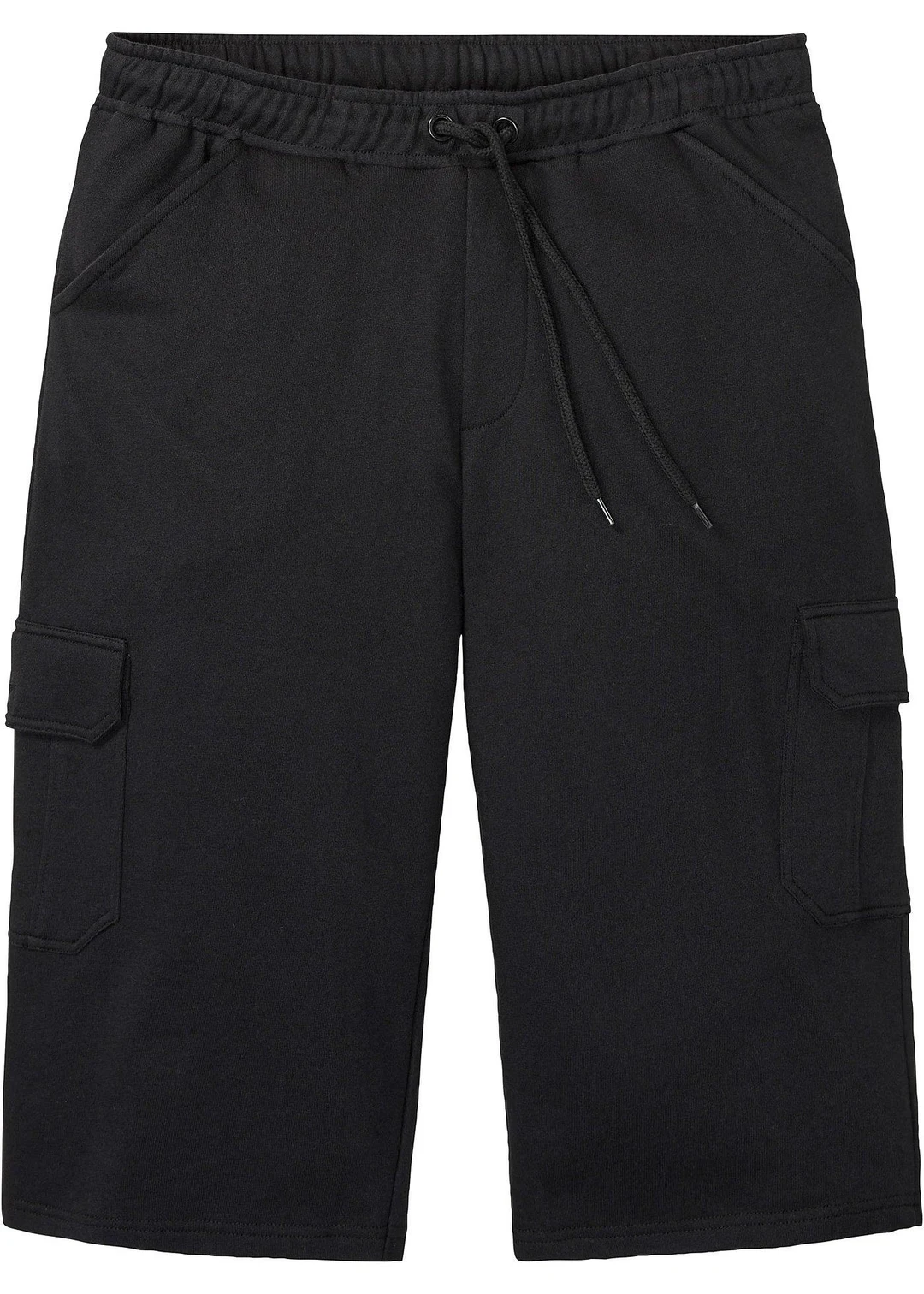 Bermuda cargo long en sweat 100% coton