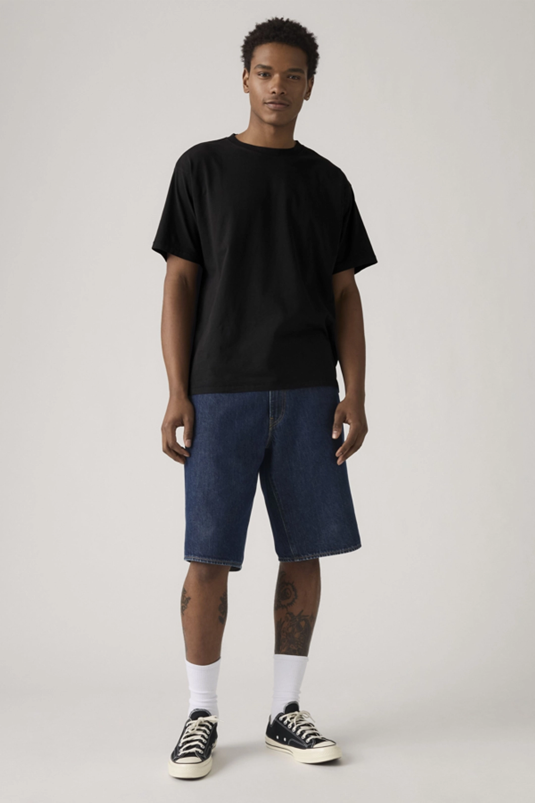 Levi's Short 478 Baggy - Homme - Bleu / My Pockets Full Shorts - 38X12