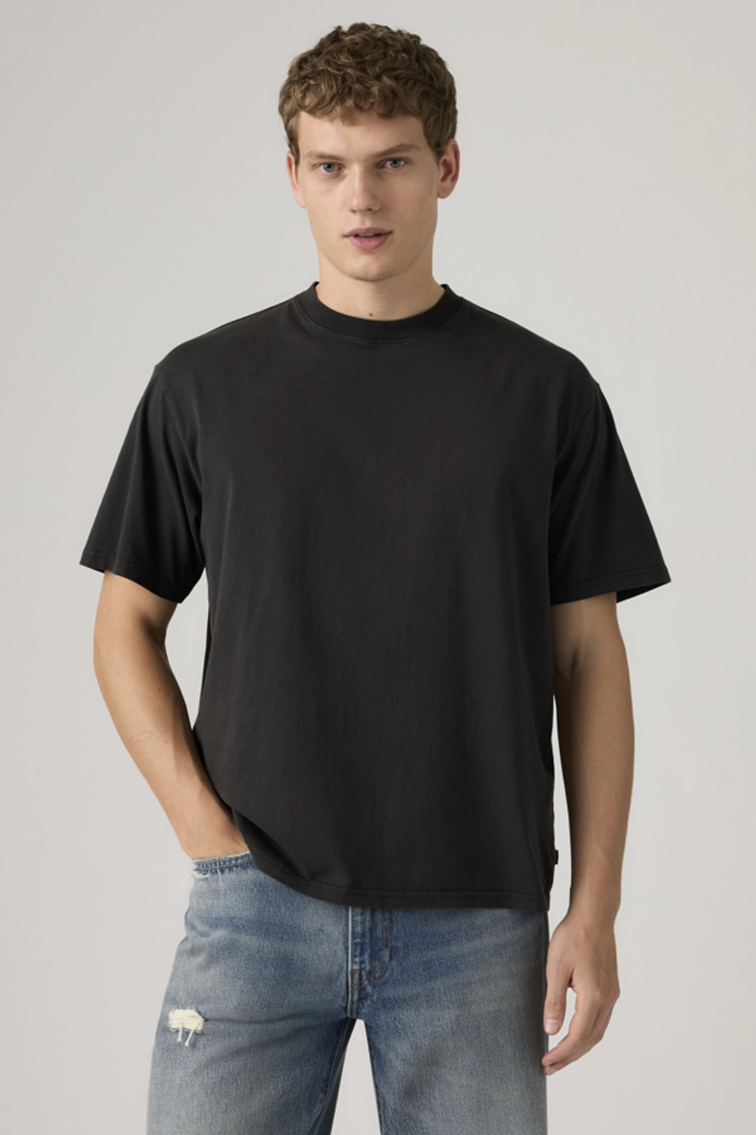 Levi's T Shirt Boxy - Homme - Blanc / Bright White - 2XL