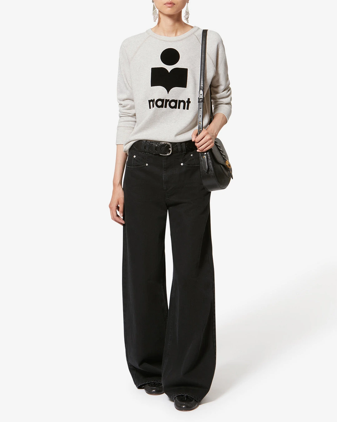Sweatshirt Millyny - Femme - Écru - Taille 40 - Marant Étoile - 4