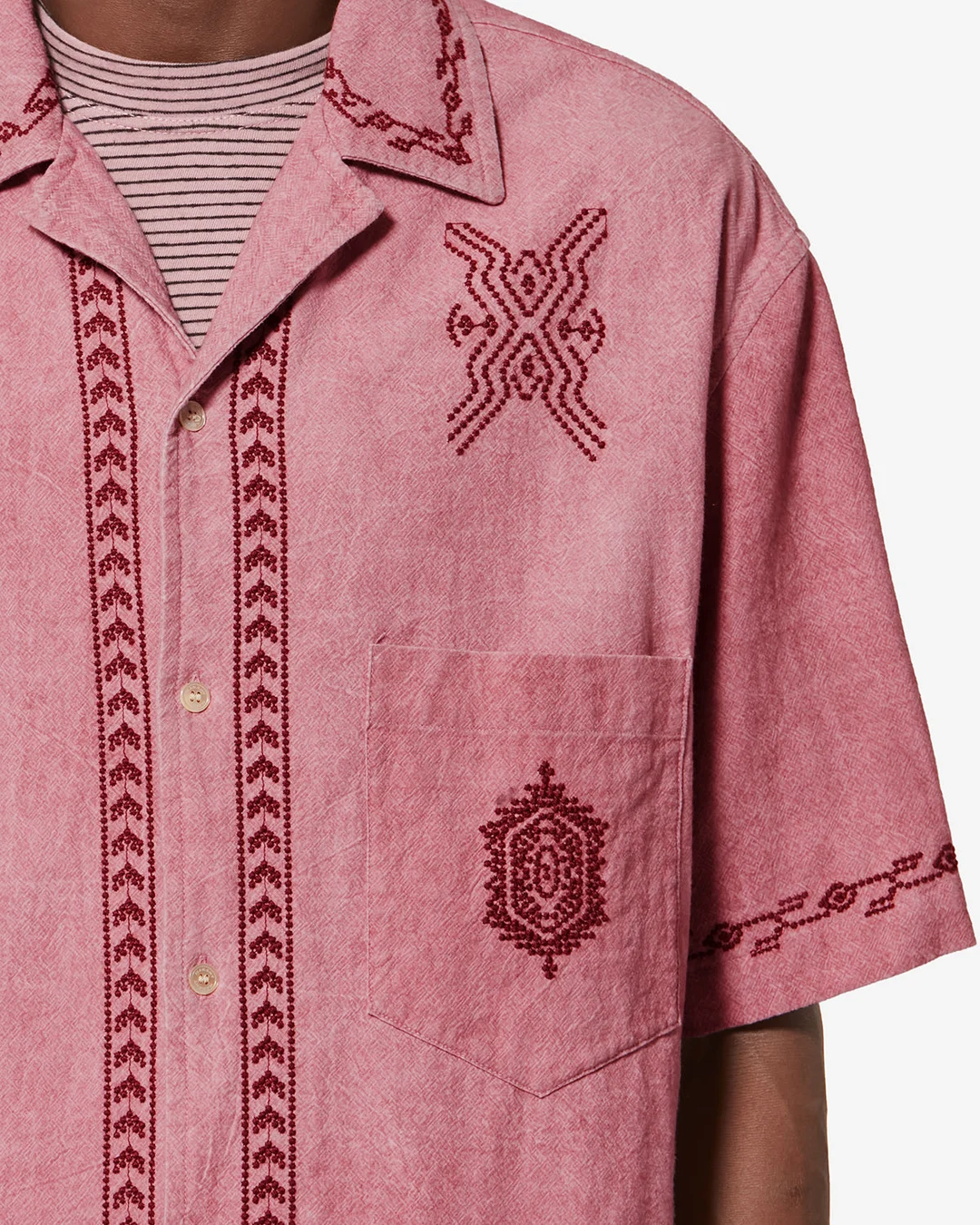 Chemise Zekim - Homme - Rose - Taille XL - 2