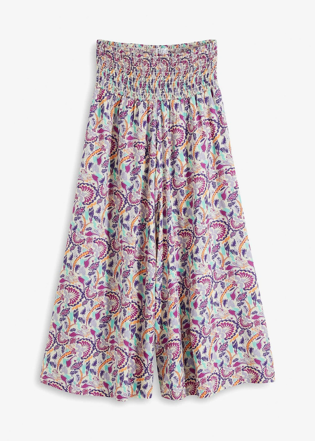 Pantalon palazzo en viscose fluide