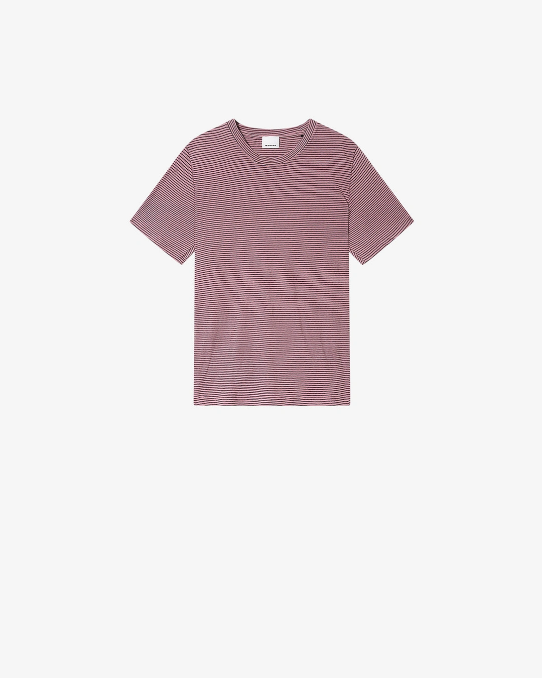Tee Shirt Leon - Homme - Rose Clair-noir - Taille XL