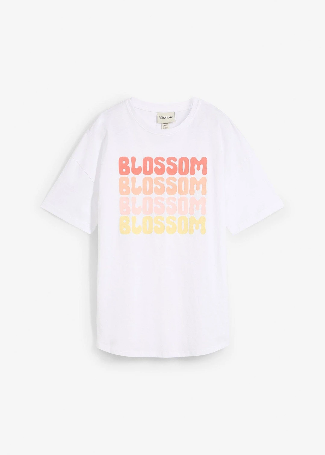 T-shirt boxy oversize en coton