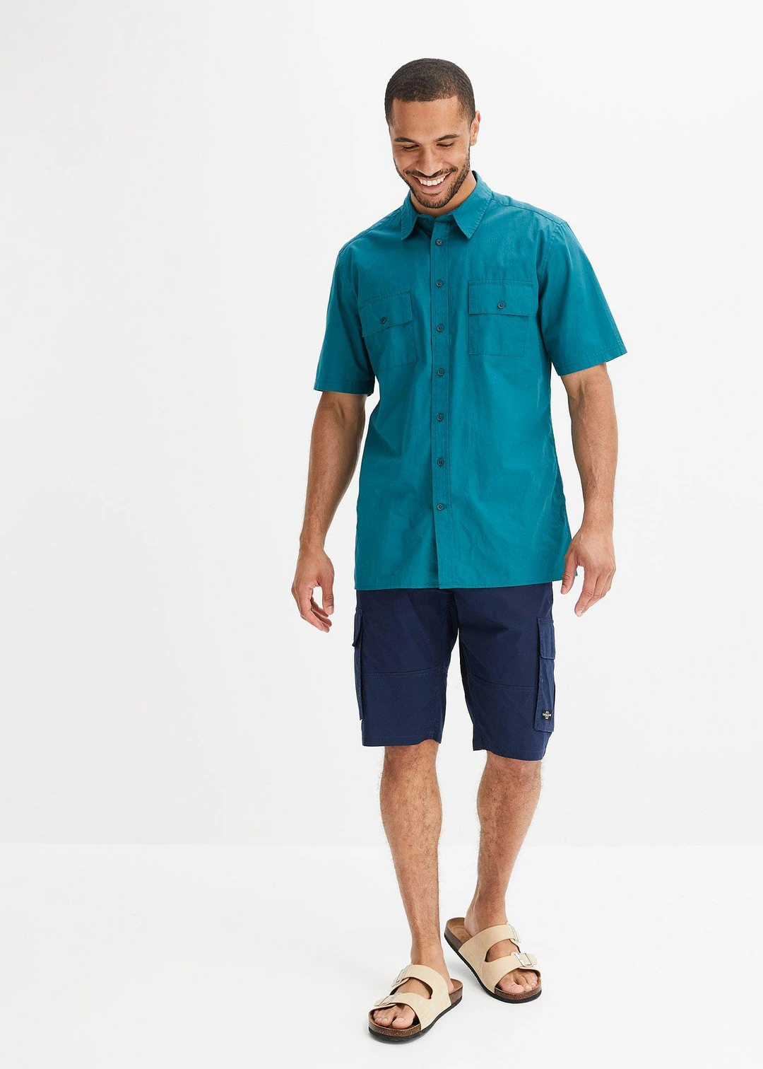 Chemise manches courtes 100 % coton - 2
