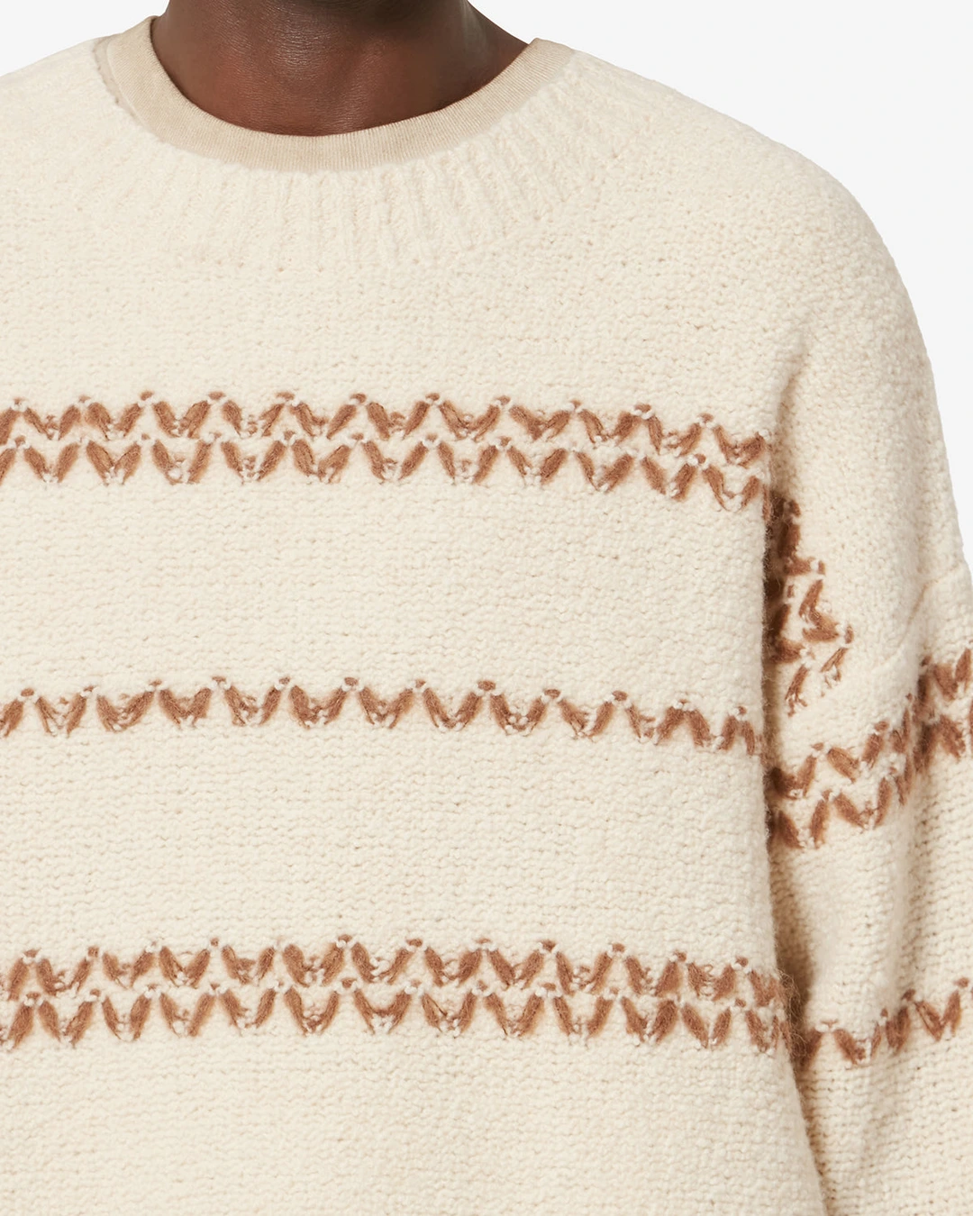 Pull Romain - Homme - Écru-bronze - Taille XL - 2