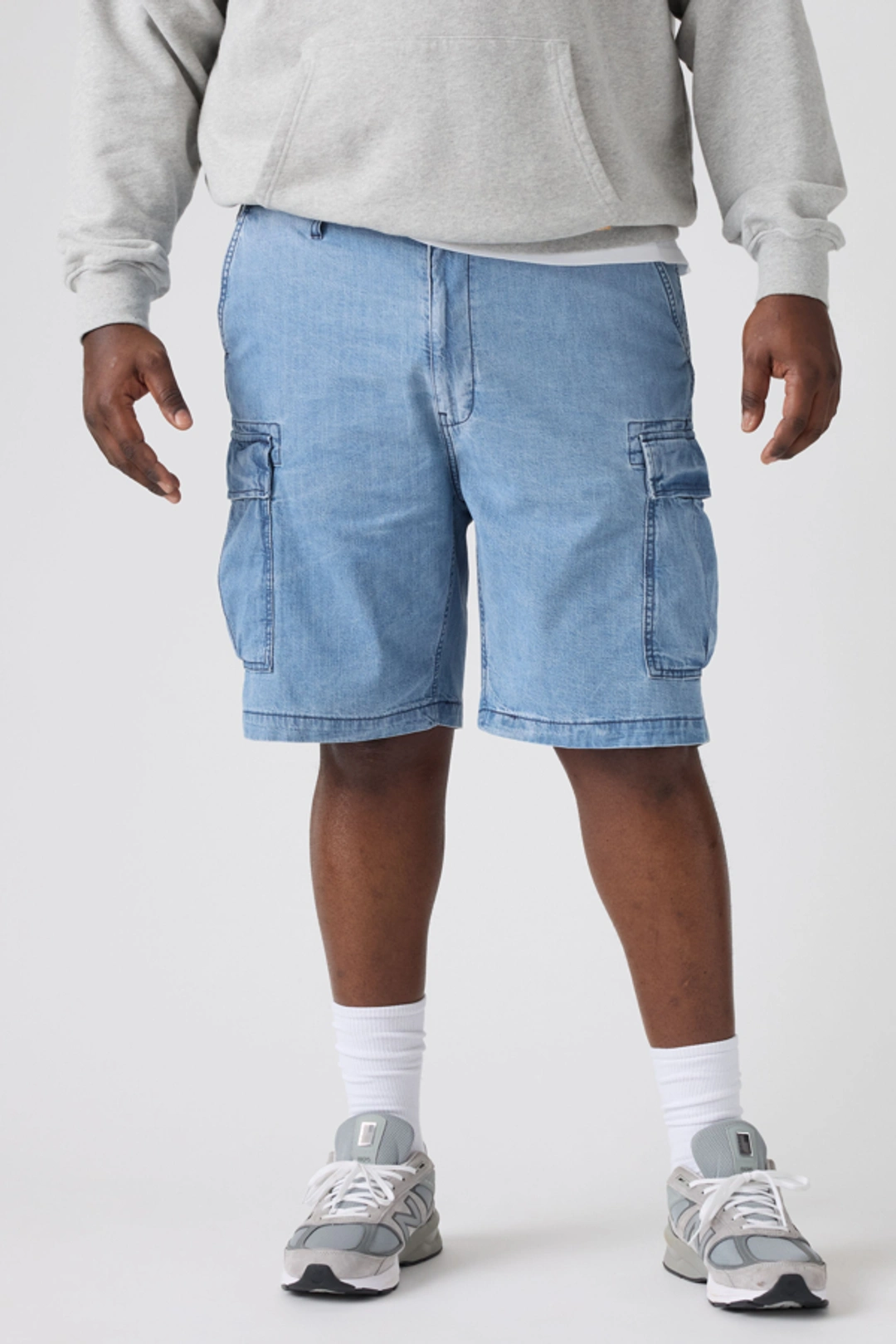Levi's Carrier Cargo Shorts (Big & Tall) - Homme - Noir / Meteorite Lightweight - 50 - 2
