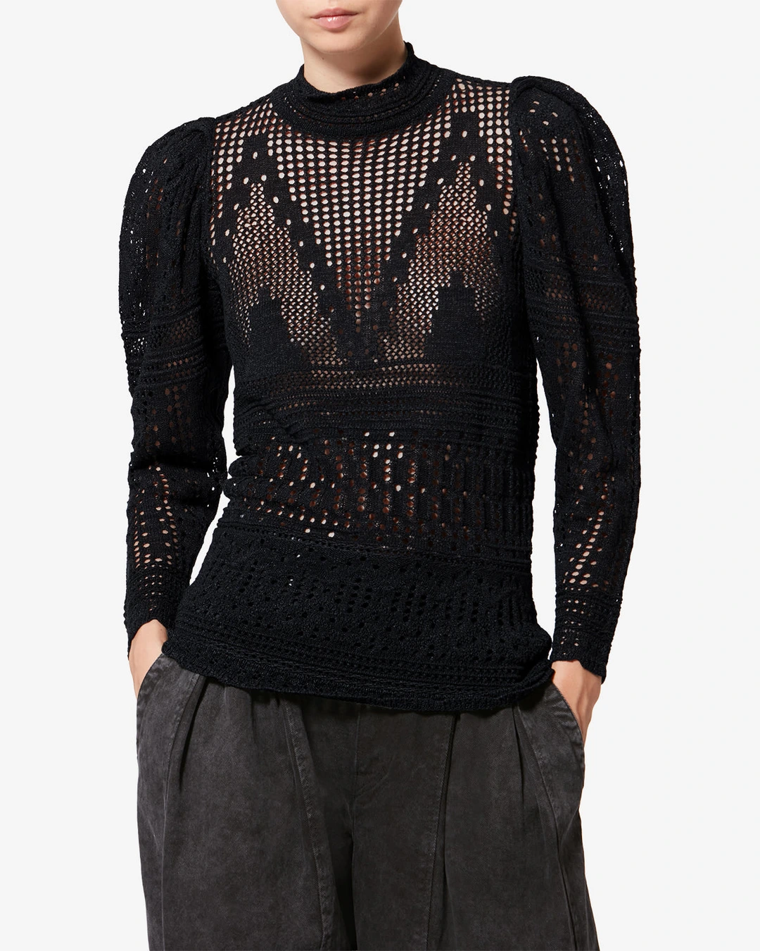 Pull Dahara - Femme - Noir - Taille 40 - 5