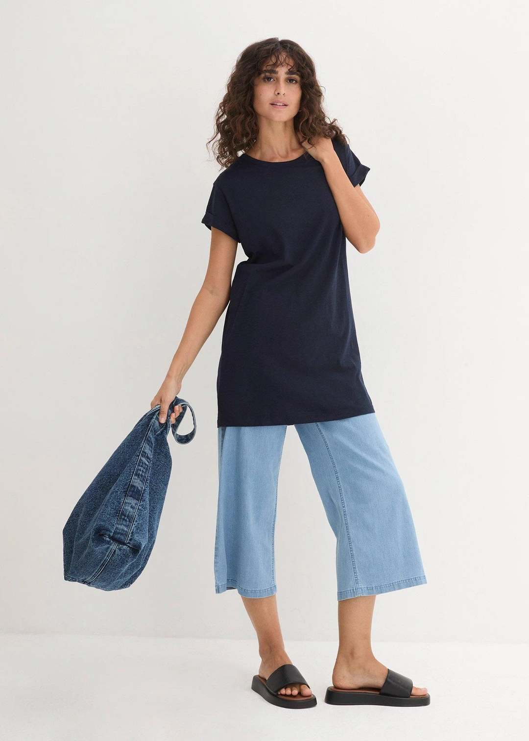 T-shirt long 100% coton - 2