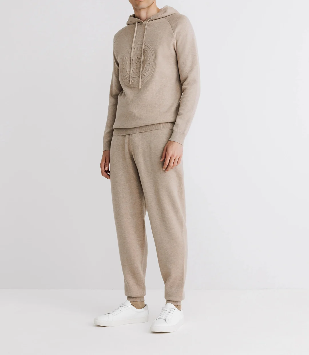 IZAC - Pull à capuche beige