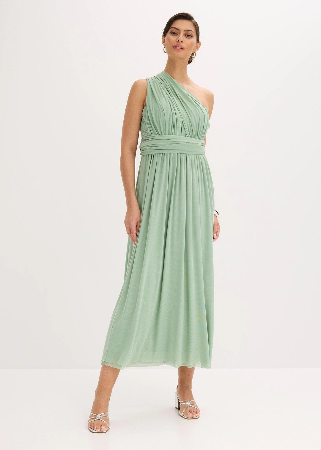 Robe longue en mesh, avec plusieurs façons de la porter - 2