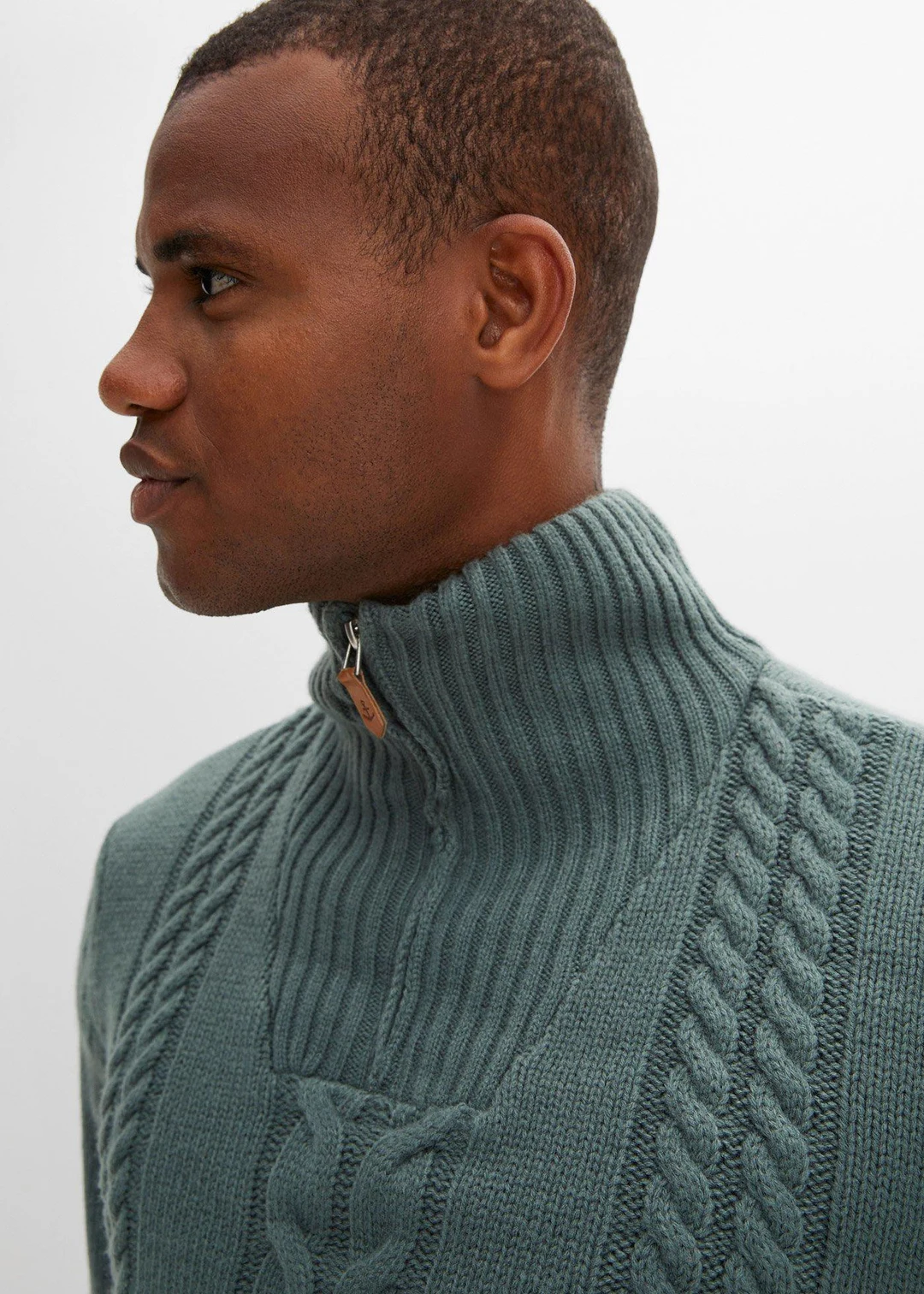 Pull camionneur en grosse maille torsadée - 3