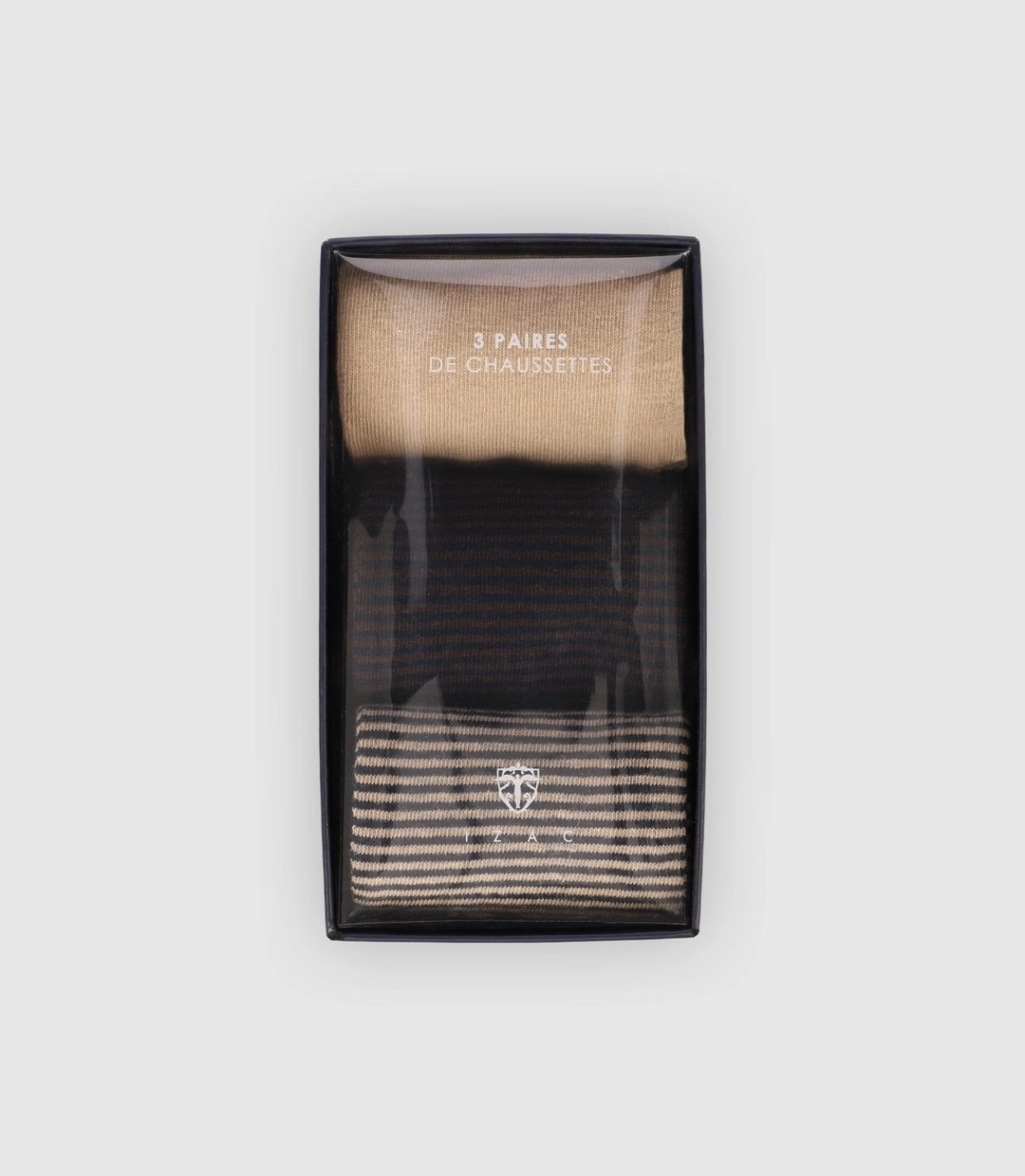 IZAC - Chaussettes en pack beige