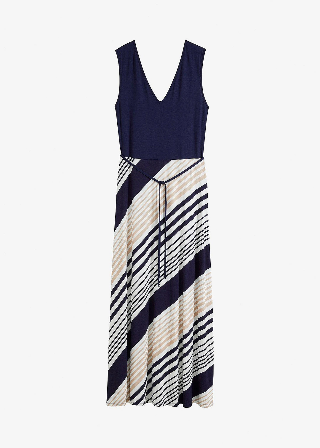 Robe longue et douce en viscose extensible