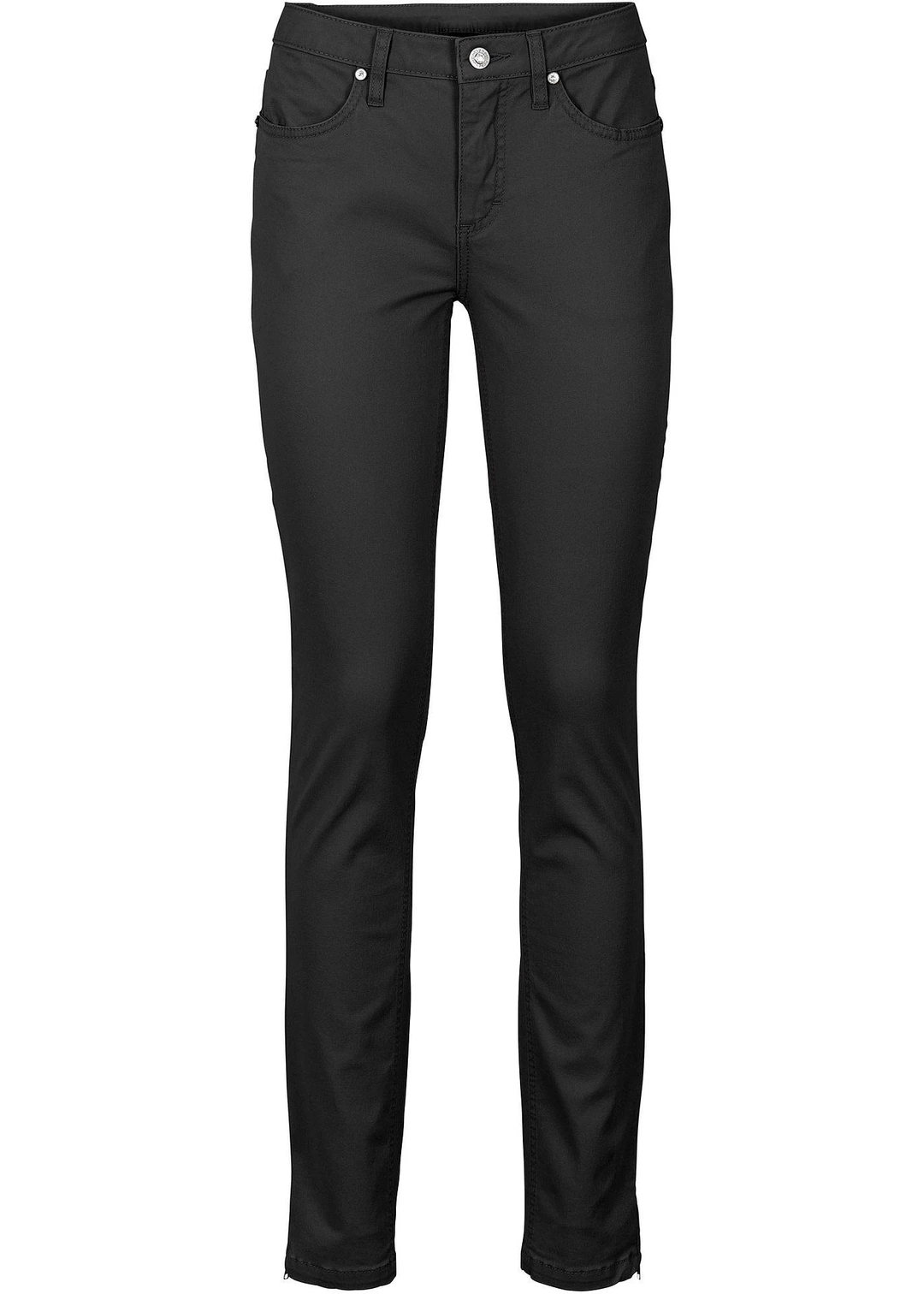Jean skinny taille mi-haute, cropped
