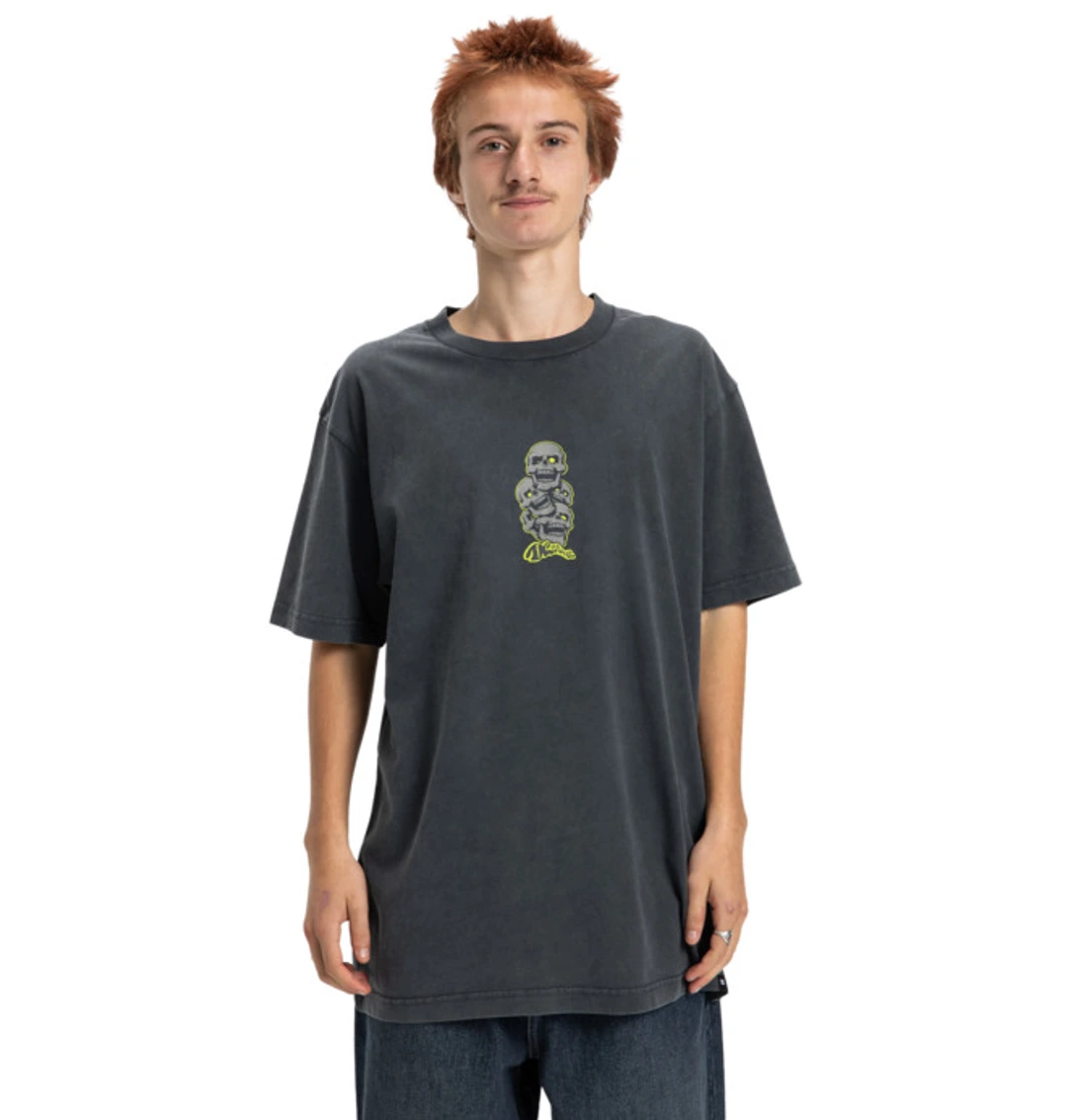 Laugh Stack - T-shirt à manches courtes Noir Homme