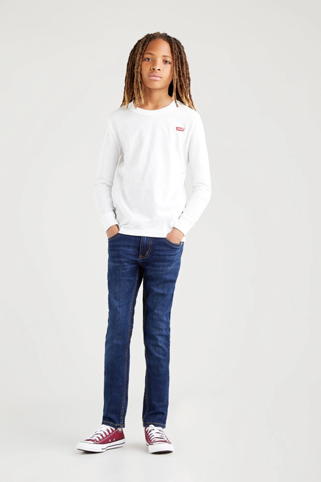 Levi's Jean Skinny 510 Pour Adolescent - Homme - Noir / Black - 14A