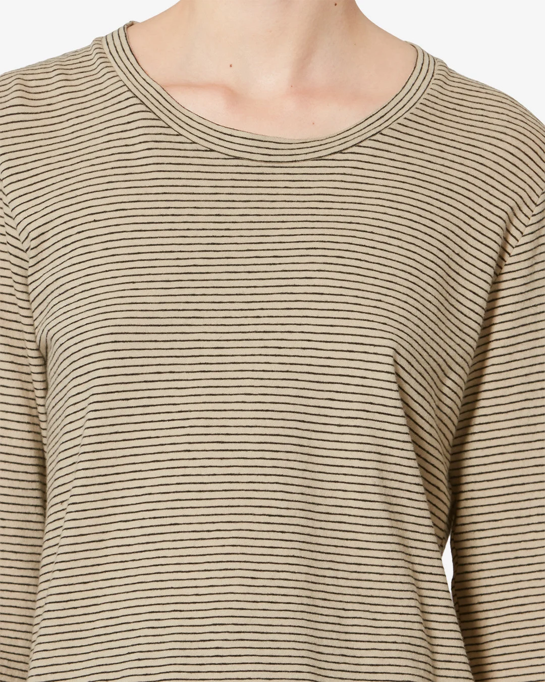 Tee Shirt Kaaron - Femme - Noir-beige - Taille L - Marant Étoile