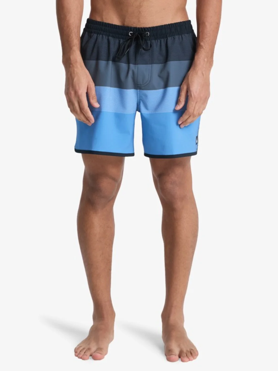Stretch Scallop Volley 16" - Short de bain pour Homme Noir