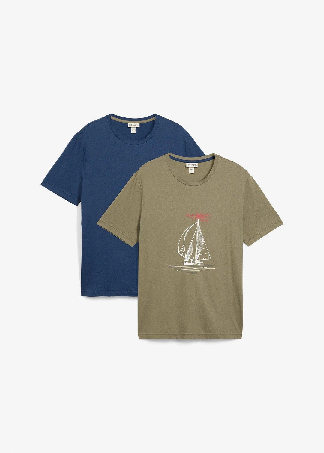 Lot de 2 T-shirts 100% coton