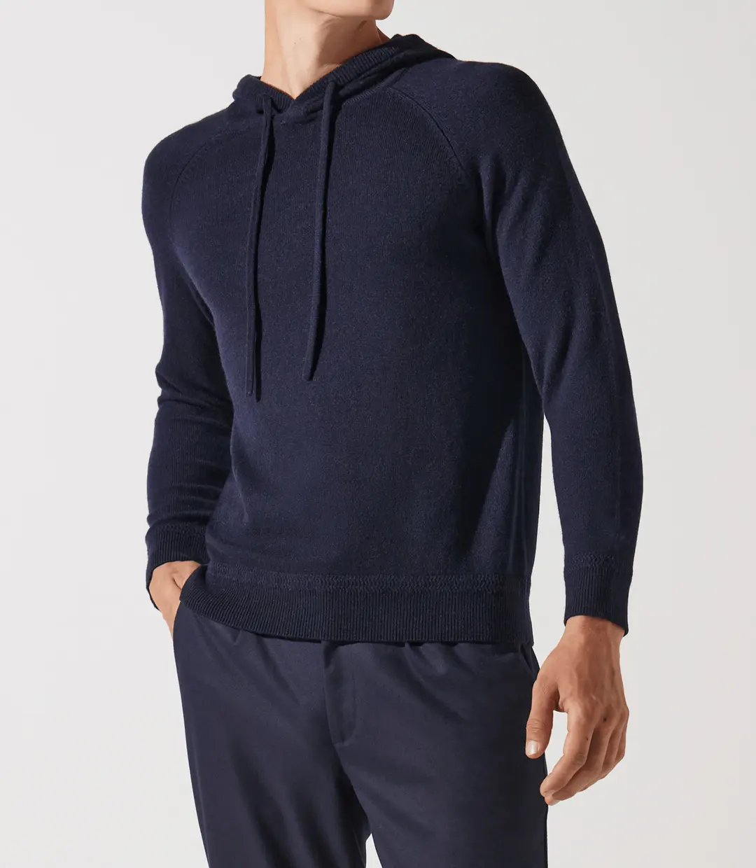 IZAC - Pull à capuche marine