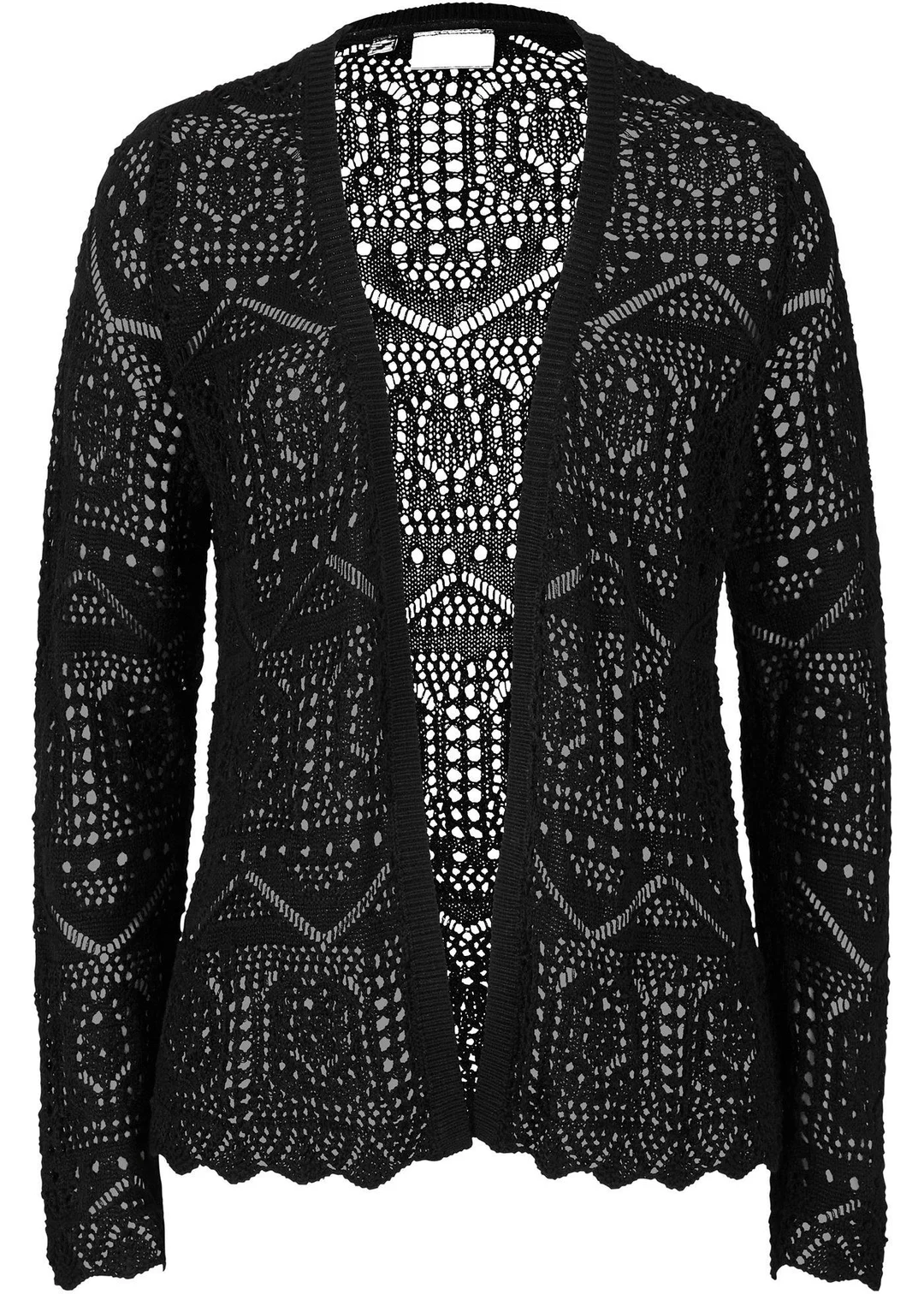Gilet en maille ajourée