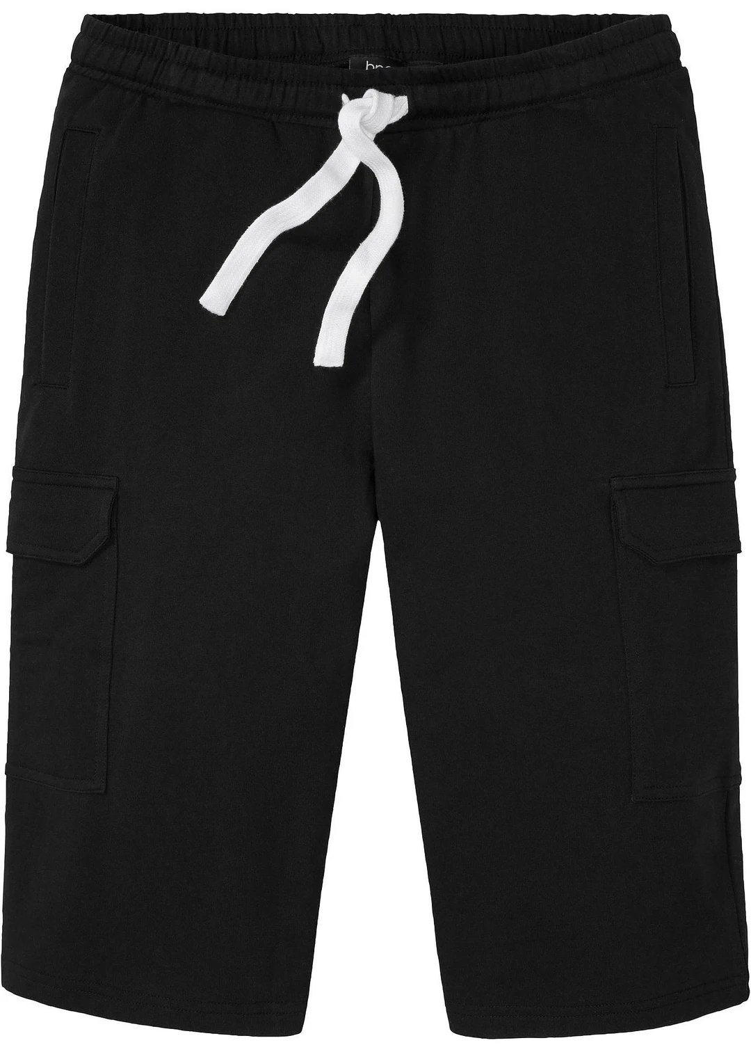 Bermuda cargo en sweat 100% coton