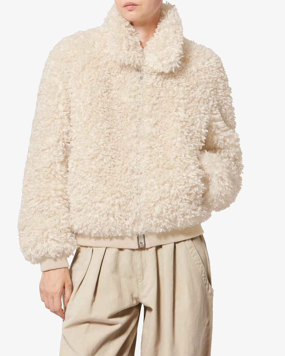Manteau Tayma - Femme - Écru - Taille 42 - Marant Étoile - 4