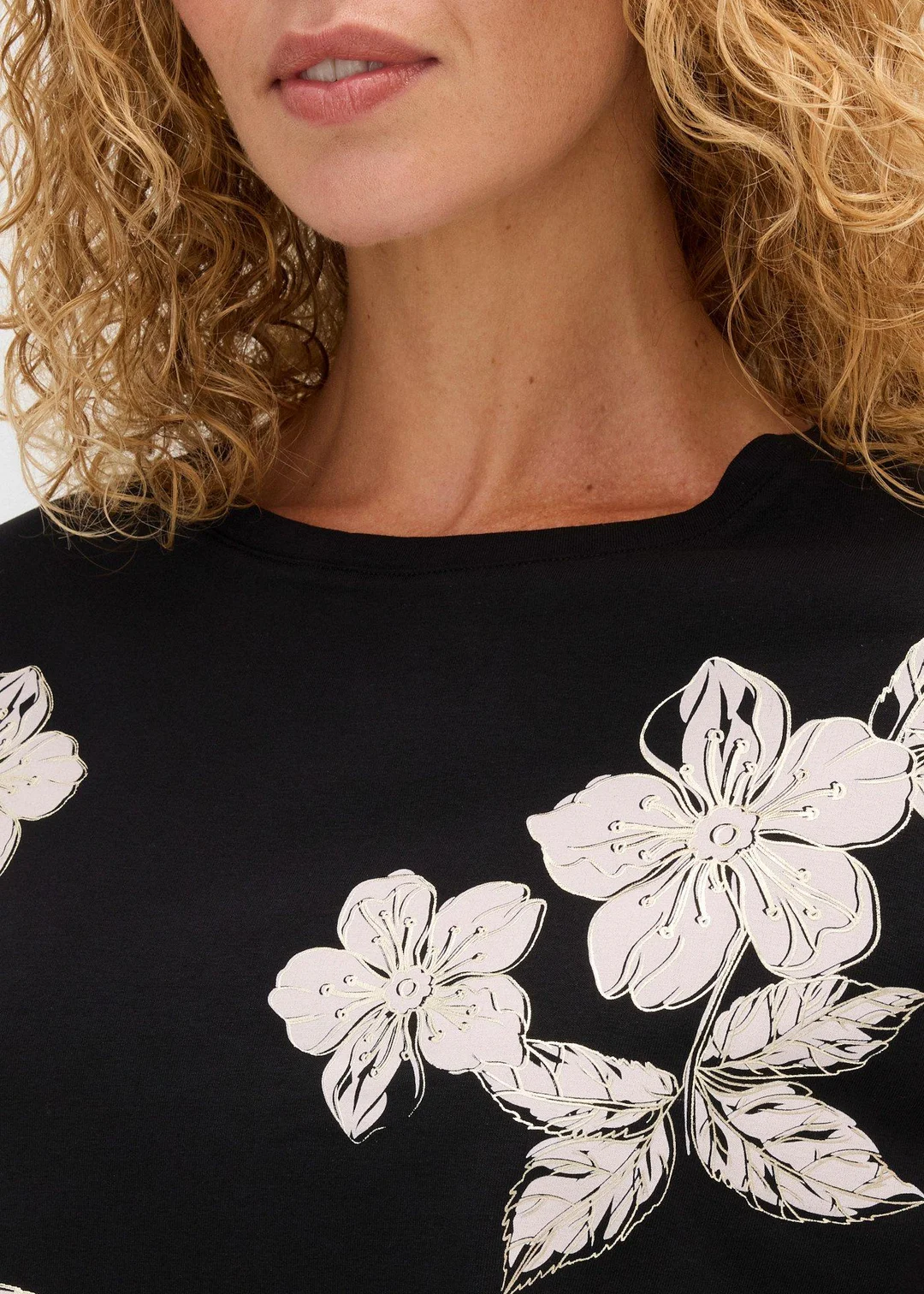 T-shirt à motif floral - 3