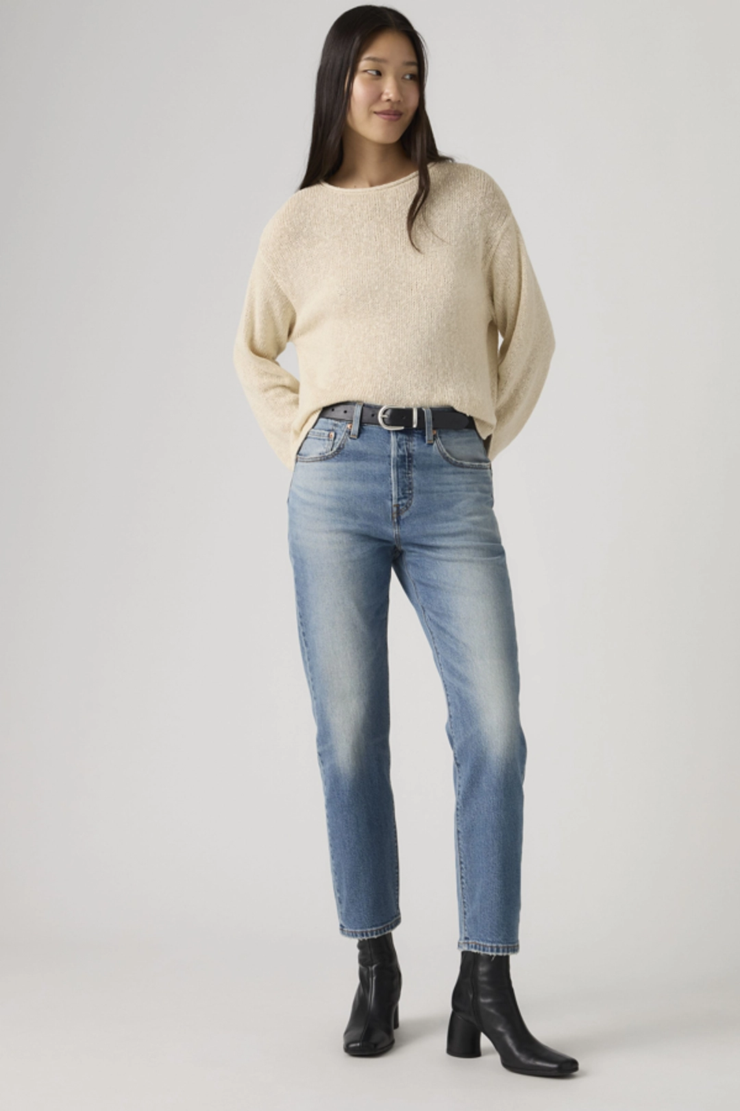 Levi's Jean 501 Crop Lightweight - Femme - Bleu / Curious Dawn Lightweight - 32X30