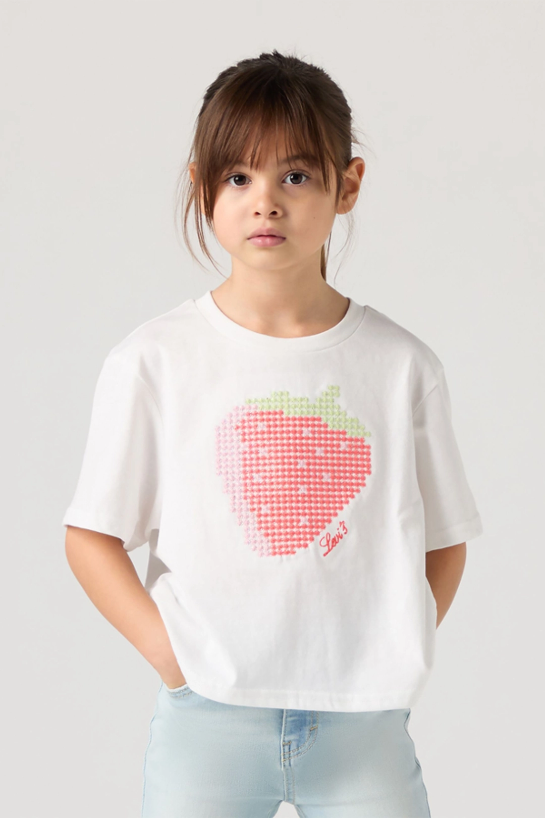 Levi's Teenager Meet And Greet Ribbed Tank Top - Femme - Rose / Coral Blush - 14A