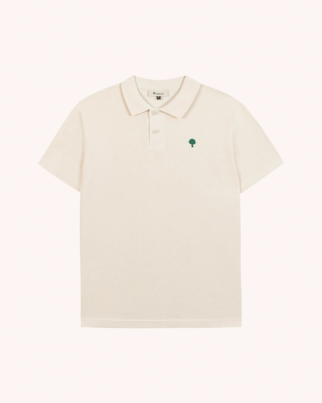 Polo vert sapin coton - MONTGE - 2