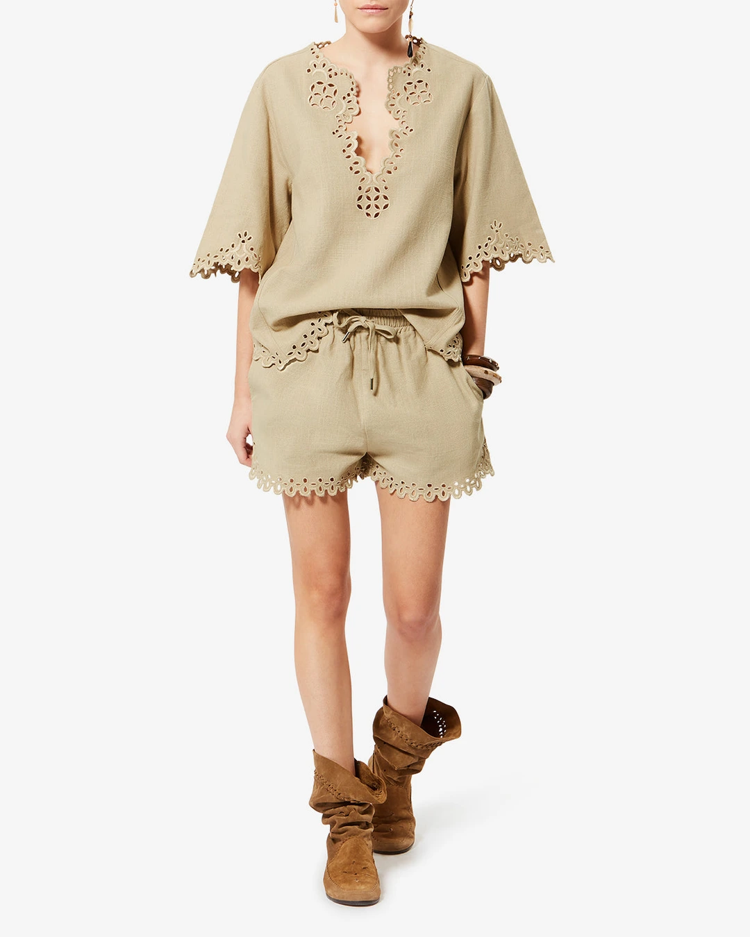 Short Balyme - Femme - Blanc - Taille 38 - Marant Étoile - 4