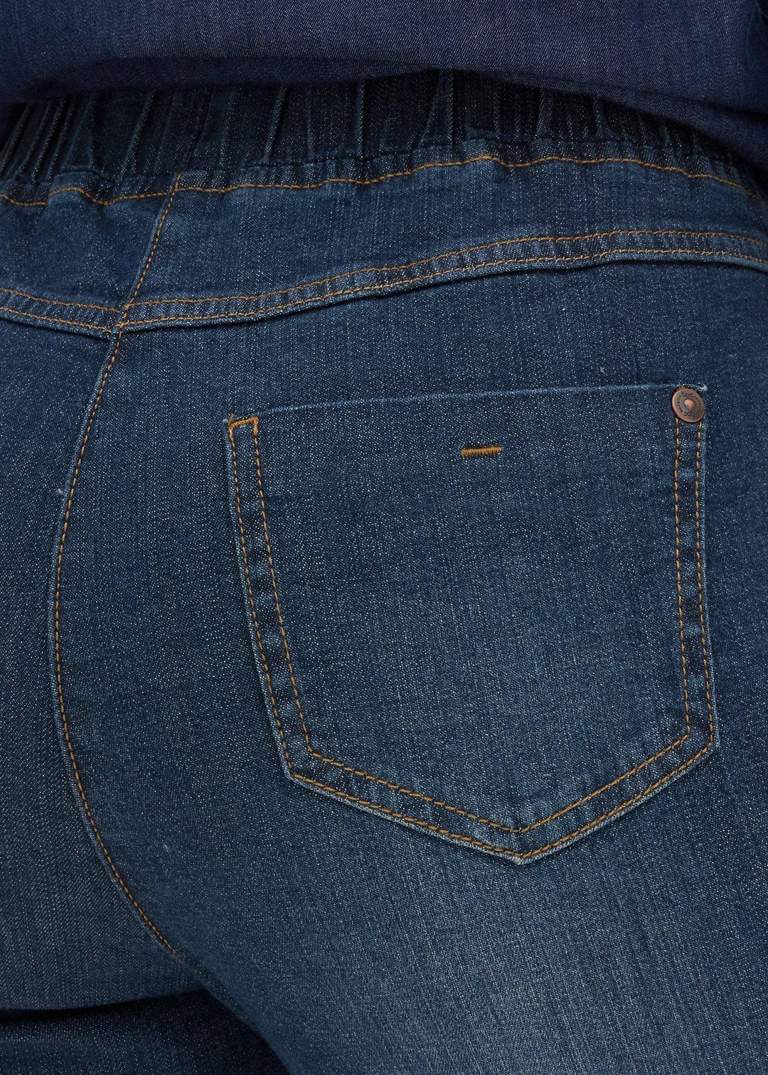 Jean slim, taille mi-haute, coton