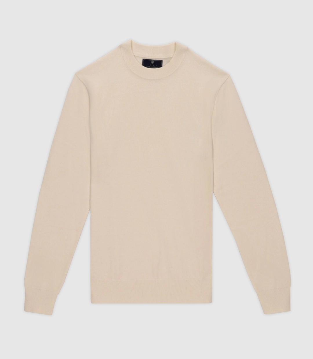 IZAC - Pull col rond ECRU