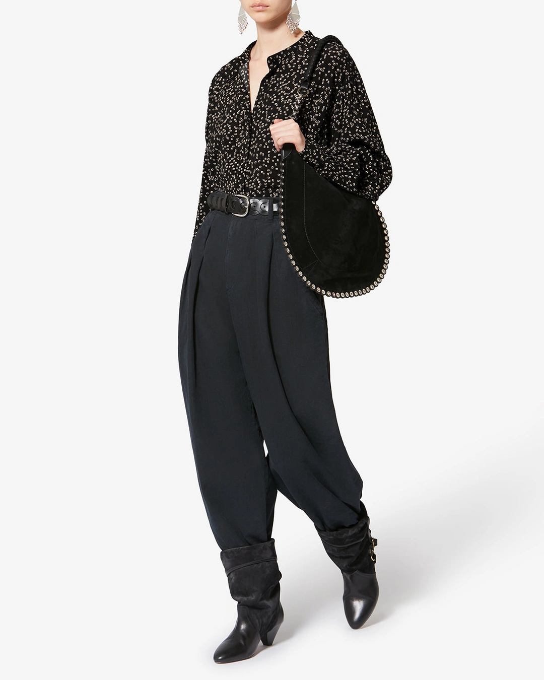 Chemise Catchell - Femme - Noir - Taille 44 - Marant Étoile - 4