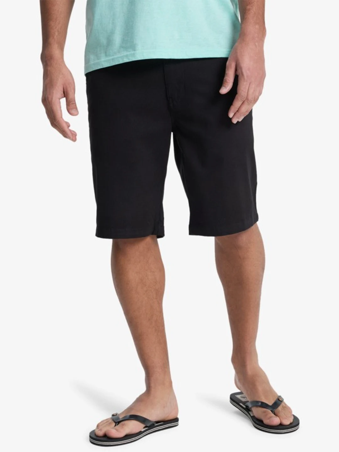 Union Straight 20" - Short en denim pour Homme Noir