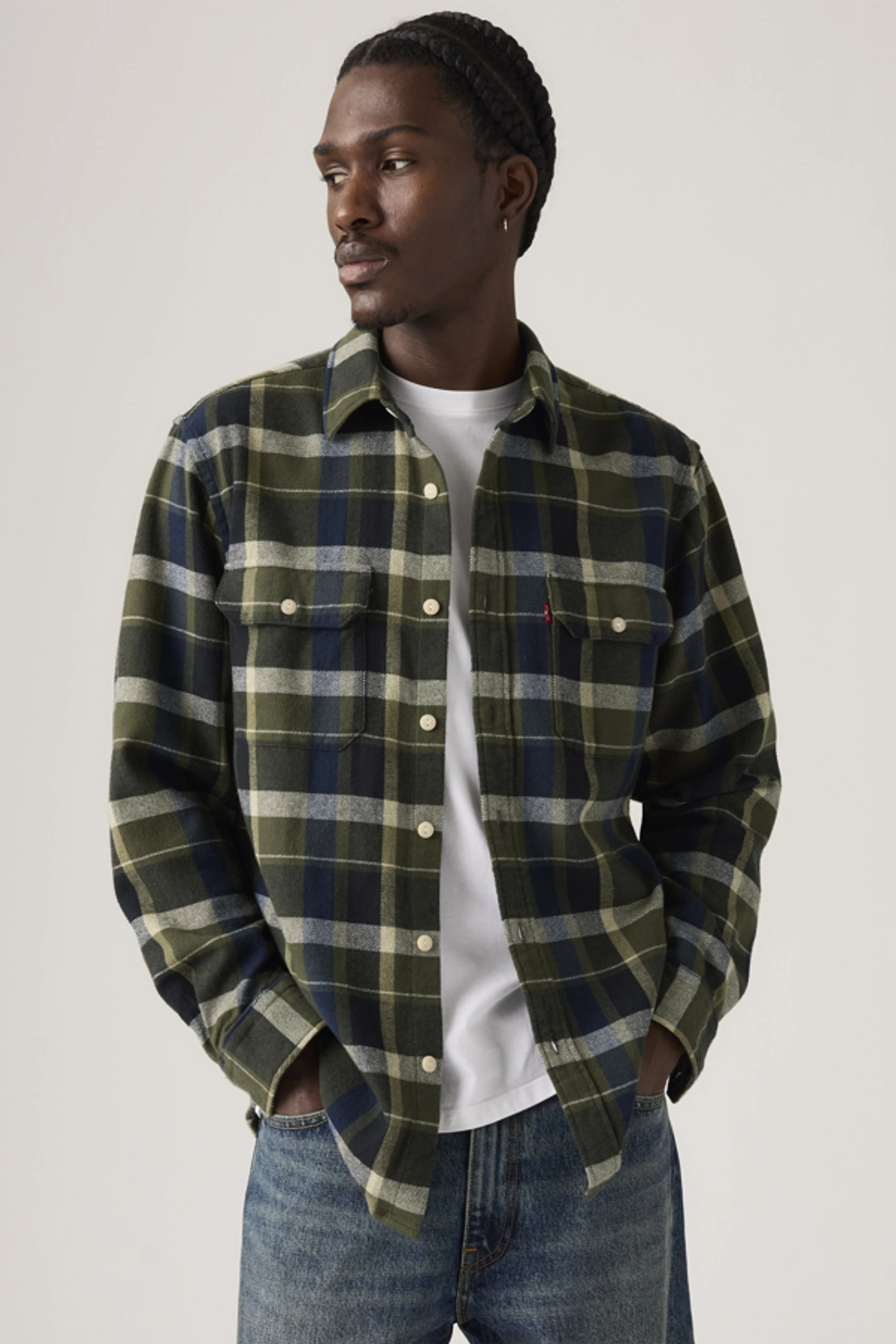 Levi's Surchemise Jackson Worker - Homme - Noir / Cosmo Washed Black - 2XL