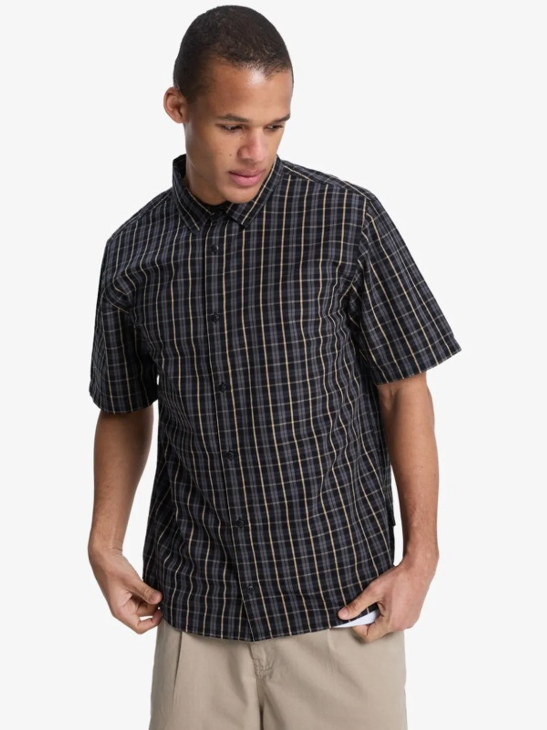 Stonetown - Chemise manches courtes pour Homme Noir
